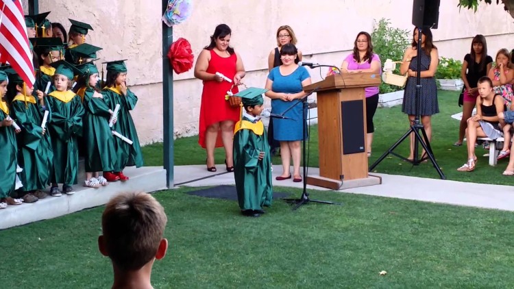 It’s only his preschool graduation and this kid already knows what he wants in life, and it’s awesome! 