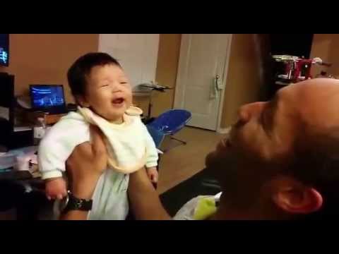 This baby discovers he can laugh and he thinks it’s HILARIOUS. Get ready, because you’ll be laughing too!