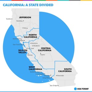 california divided