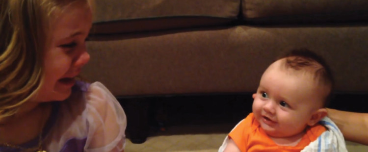 Big Sister Sadie Doesn’t Want Her Adorable Little Brother To Grow Up Because He’s So Cute!