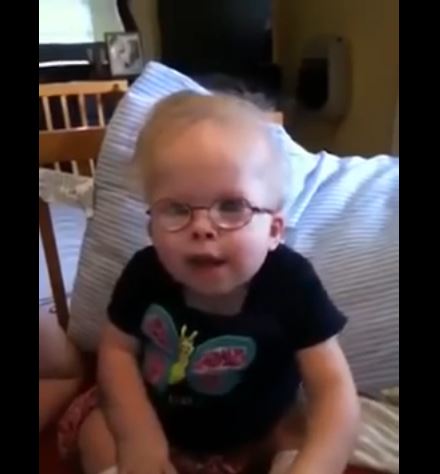 Just A Video To Brighten Your Day Of An Adorable Toddler Singing “You Are My Sunshine”