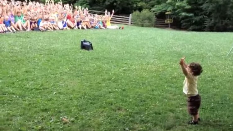 This Little Boy Certainly Knows How To Command An Audience!