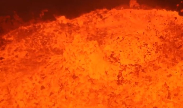 Man Dives Into An Erupting Volcano…AMAZING!