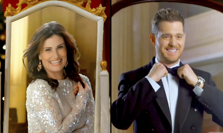 Idina Menzel + Michael Bublé = Most Perfect Christmas Song This Year!