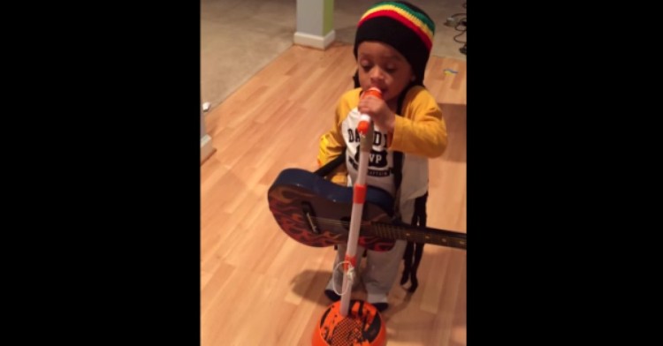 Adorable Toddler Is Practicing To Be The Youngest (And Most Adorable!) Bob Marley Impersonator