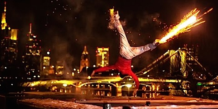 Incredible Breakdancers Set Off Fireworks In Their Feet While Performing A Magical Light Show!