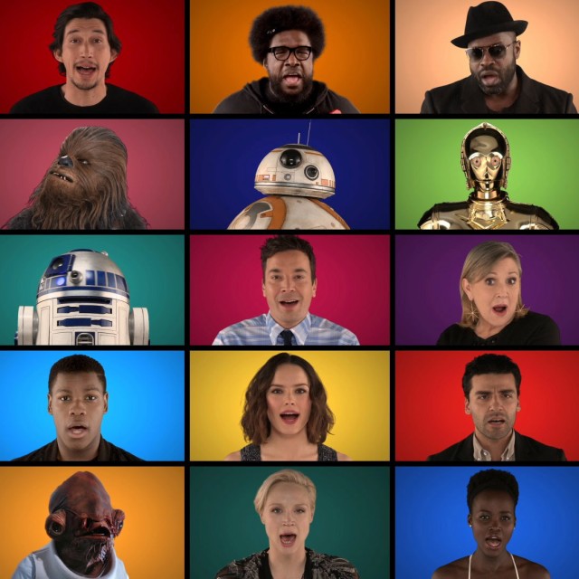 Jimmy Fallon And The Cast Of Star Wars Perform The Awesomest A Cappella Tribute
