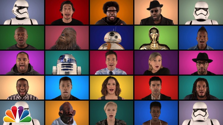 Jimmy Fallon And The Cast Of Star Wars Perform The Awesomest A Cappella Tribute